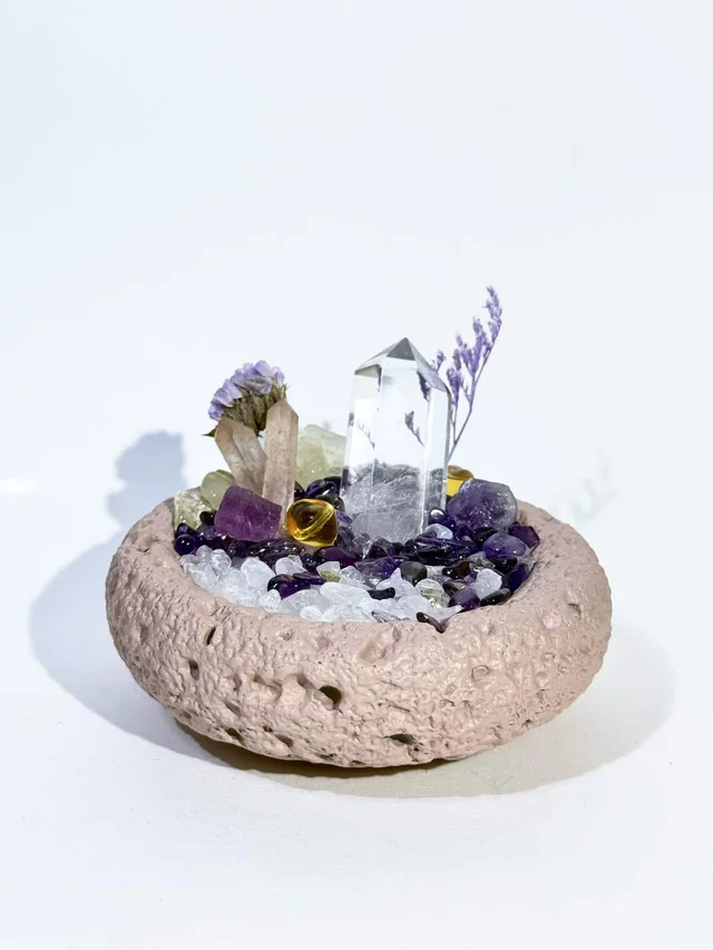 Amethyst Abundance Crystal Bowl