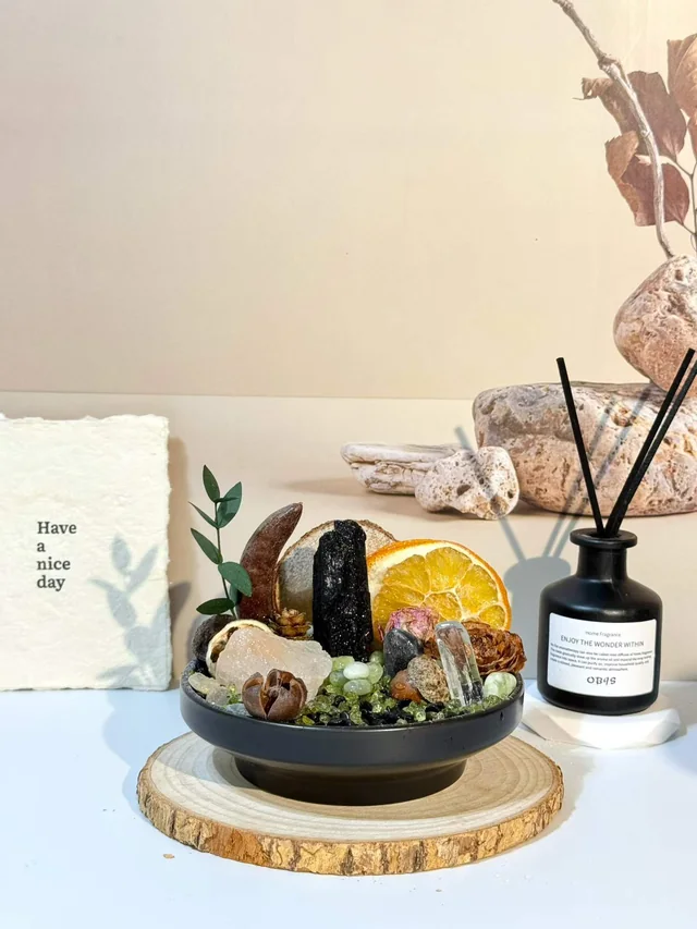 Obsidian Serenity Crystal Bowl