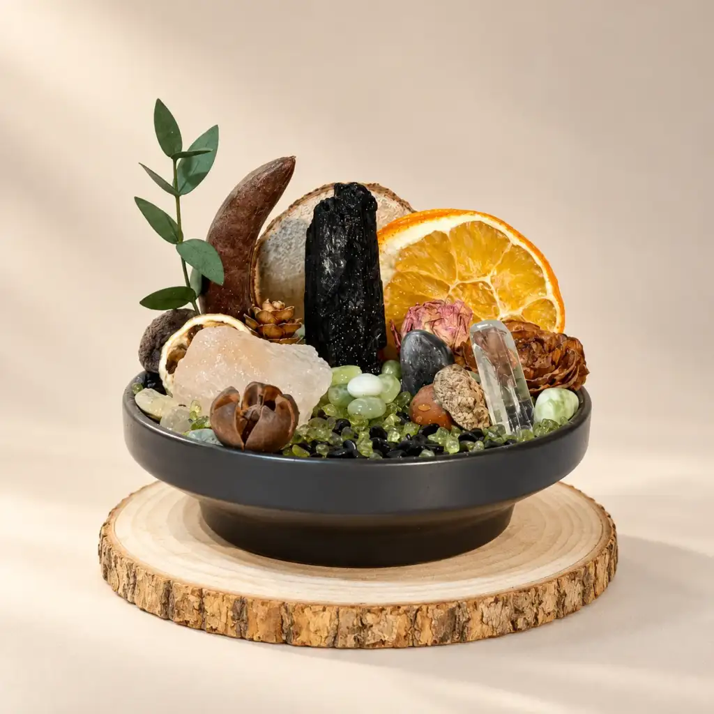 Obsidian Serenity Crystal Bowl