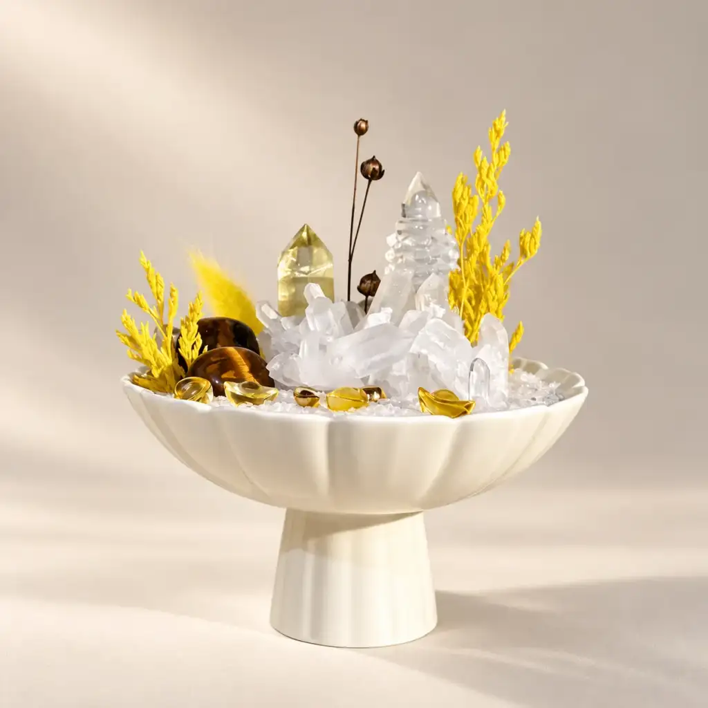 Ivory Light Crystal Dish